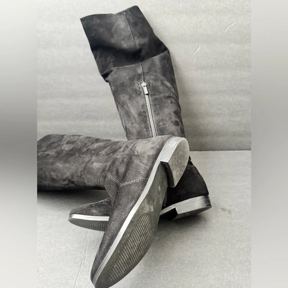 Black Micro Suede IMPO Over the Knee Boot- Size 7 - Picture 4 of 12